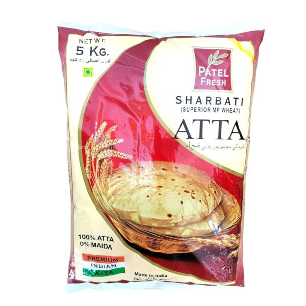 SHARBATI CHAKKI ATTA, PATEL 5KG
