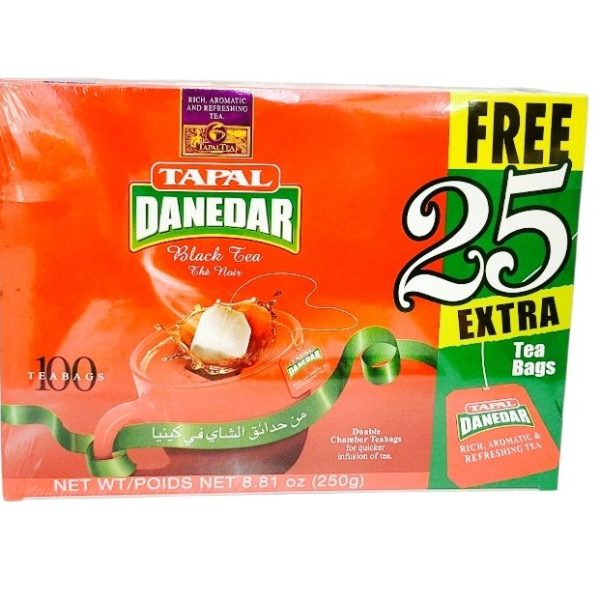 TAPAL DANEDAR BLACK TEA BAG 125