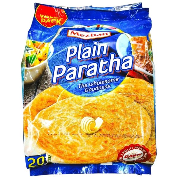 MEZBAN Plain Paratha,  20pcs